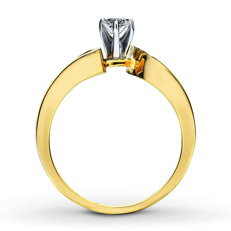 Previously Owned Diamond Ring 1 ct tw Marquise-Cut 14K Gold