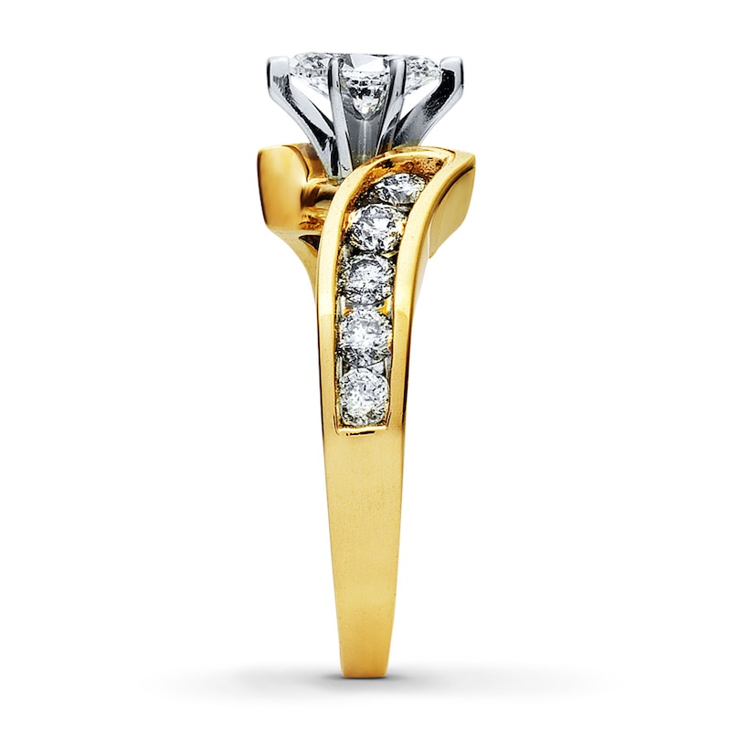 Previously Owned Diamond Ring 1 ct tw Marquise-Cut 14K Gold