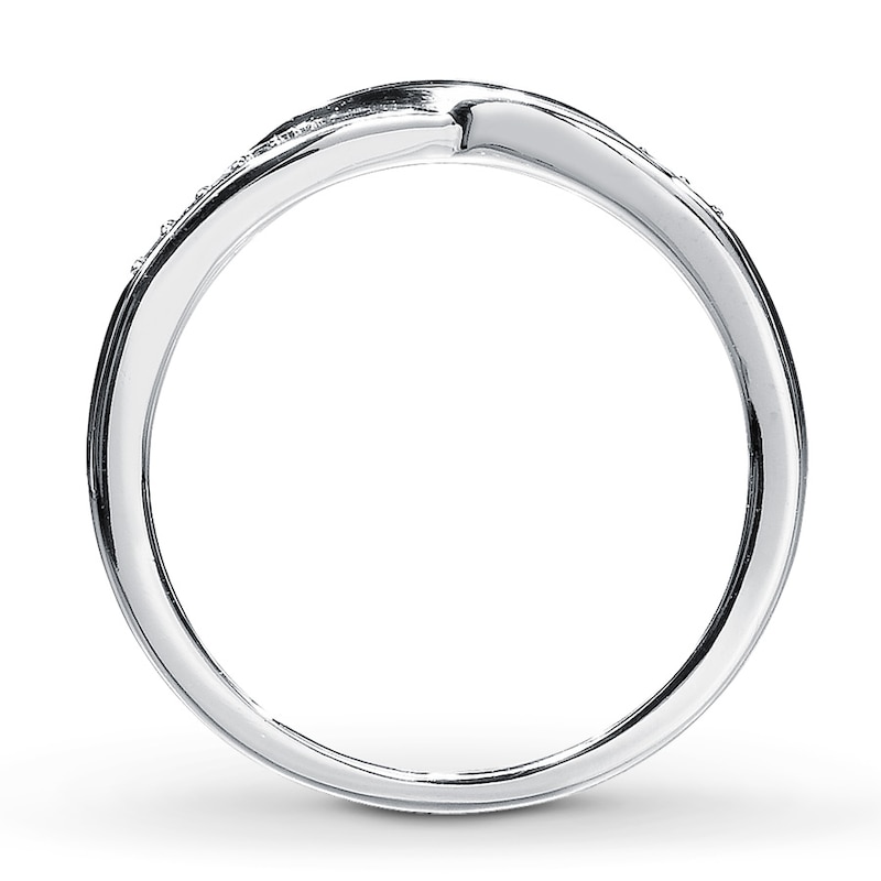 Main Image 2 of Previously Owned Band 1/20 ct tw Diamonds 10K White Gold