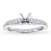 Thumbnail Image 1 of Previously Owned Scott Kay Ring Setting 1/6 ct tw Diamonds 14K White Gold