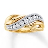 Thumbnail Image 0 of Previously Owned Ring 3/8 ct tw Round-cut Diamonds 10K Two-Tone Gold