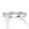 Thumbnail Image 0 of Previously Owned Anniversary Ring 1/6 ct tw Round-cut Diamonds 10K White Gold