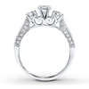 Thumbnail Image 2 of Previously Owned Diamond Ring Setting 3/4 ct tw Round-cut 14K White Gold
