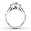 Thumbnail Image 2 of Previously Owned Diamond Bridal Setting 1 ct tw Round-cut 14K White Gold