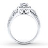 Thumbnail Image 1 of Previously Owned Diamond Ring Setting 5/8 ct tw 14K White Gold