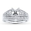 Thumbnail Image 1 of Previously Owned Diamond Bridal Setting 3/8 ct tw Round-cut 14K White Gold