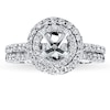 Thumbnail Image 1 of Previously Owned Diamond Bridal Setting 5/8 ct tw Round-cut 14K White Gold