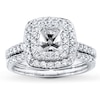 Thumbnail Image 1 of Previously Owned Diamond Bridal Setting 3/4 ct tw Round-cut 14K White Gold