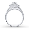 Thumbnail Image 2 of Previously Owned Diamond Bridal Setting 3/4 ct tw Round-cut 14K White Gold