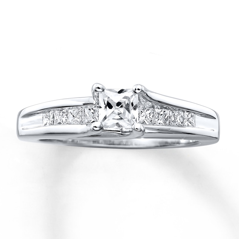 Main Image 1 of Previously Owned Ring 3/4 ct tw Diamonds 14K White Gold