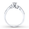 Thumbnail Image 2 of Previously Owned Diamond Ring Setting 1/6 ct tw Round-cut 14K White Gold