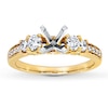Thumbnail Image 1 of Previously Owned Diamond Ring Setting 1/2 ct tw Round-cut 14K Yellow Gold