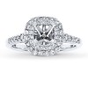 Thumbnail Image 1 of Previously Owned Diamond Ring Setting 1/2 ct tw Round-cut 14K White Gold