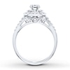 Thumbnail Image 2 of Previously Owned Diamond Ring Setting 1/2 ct tw Round-cut 14K White Gold