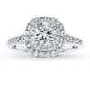 Thumbnail Image 3 of Previously Owned Diamond Ring Setting 1/2 ct tw Round-cut 14K White Gold