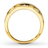 Thumbnail Image 1 of Previously Owned Men's Diamond Wedding Band 1/2 ct tw Round-cut 10K Yellow Gold