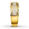 Thumbnail Image 2 of Previously Owned Men's Diamond Wedding Band 1/2 ct tw Round-cut 10K Yellow Gold
