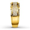 Thumbnail Image 3 of Previously Owned Men's Diamond Wedding Band 1/2 ct tw Round-cut 10K Yellow Gold