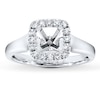 Thumbnail Image 1 of Previously Owned Diamond Ring Setting 1/4 ct tw Round-cut 14K White Gold