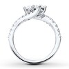 Thumbnail Image 3 of Previously Owned Ever Us Diamond Ring 1 ct tw Round-cut 14K White Gold