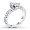Thumbnail Image 2 of Previously Owned Ever Us Diamond Ring 1-1/2 ct tw Round-cut 14K Gold
