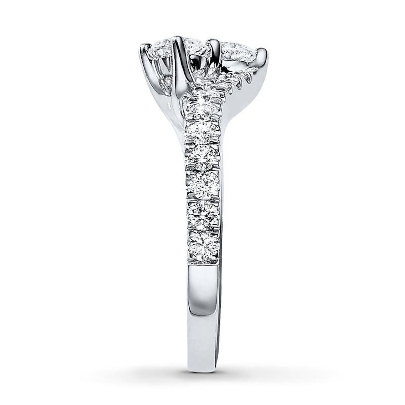 Main Image 3 of Previously Owned Ever Us Diamond Ring 1-1/2 ct tw Round-cut 14K Gold