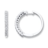Thumbnail Image 1 of Previously Owned Radiant Reflections Diamond Earrings 1/4 ct tw 10K White Gold