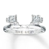 Thumbnail Image 0 of Previously Owned THE LEO Diamond Ring 1/2 ct tw Princess & Round-cut 14K White Gold