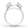 Thumbnail Image 1 of Previously Owned THE LEO Diamond Ring 1/2 ct tw Princess & Round-cut 14K White Gold