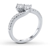 Thumbnail Image 1 of Previously Owned Ever Us Ring 1/2 ct tw Round-cut Diamonds 14K White Gold