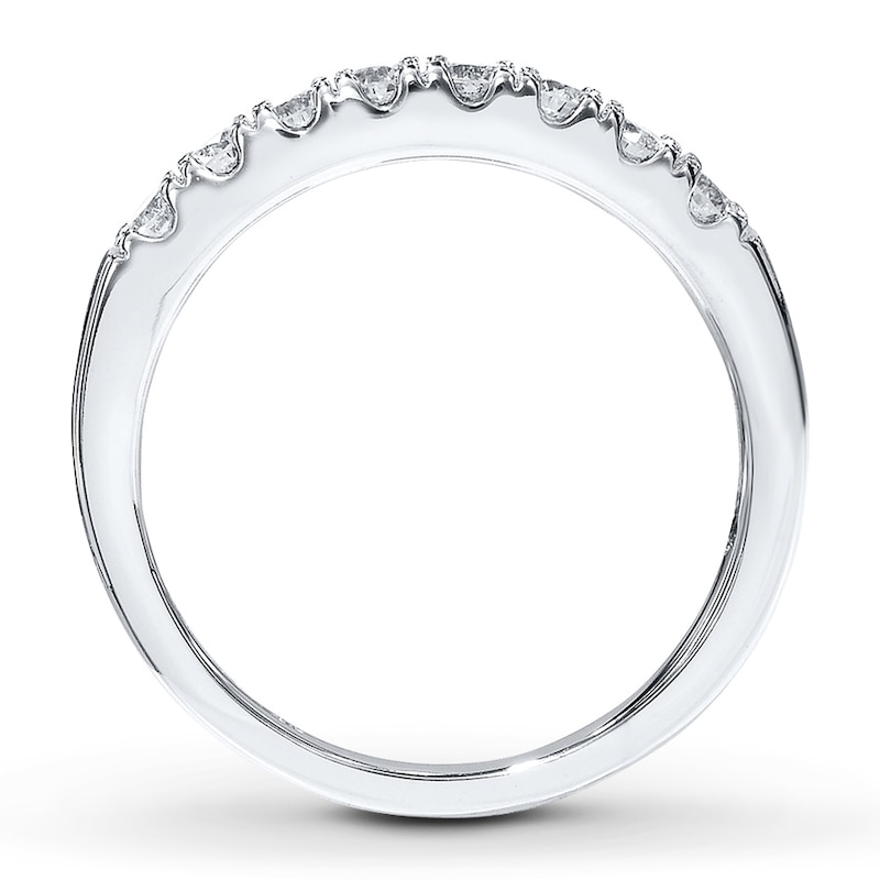 Previously Owned THE LEO Diamond Anniversary Band 3/8 ct tw Round-cut 14K White Gold