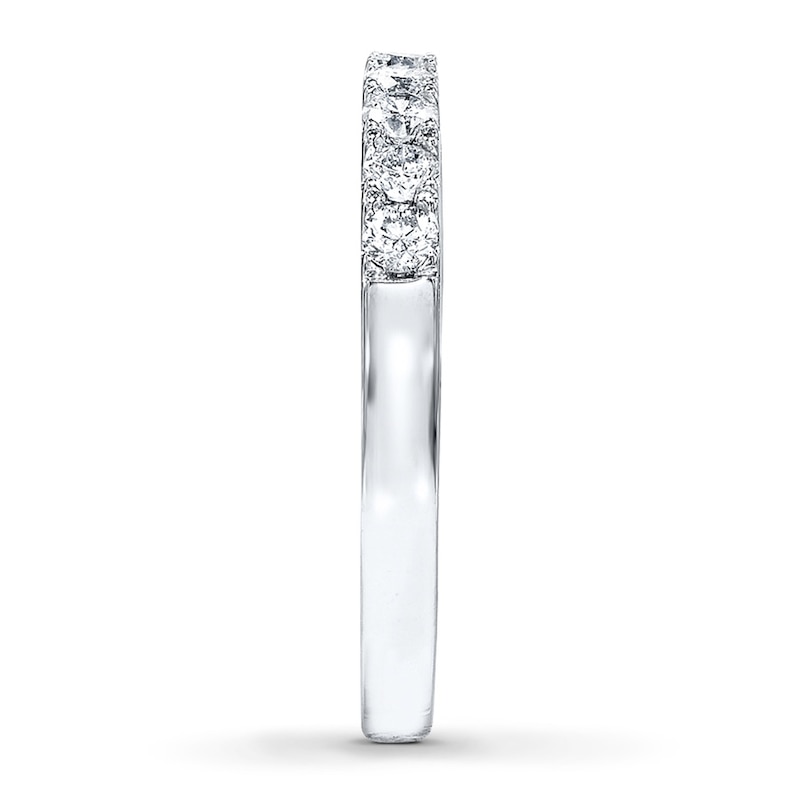 Previously Owned THE LEO Diamond Anniversary Band 3/8 ct tw Round-cut 14K White Gold