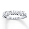 Previously Owned THE LEO Diamond Anniversary Band 5/8 ct tw Round-cut 14K White Gold