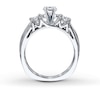 Thumbnail Image 2 of Previously Owned Diamond Bridal Setting 1-1/4 ct tw Round-cut 18K White Gold