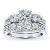 Thumbnail Image 3 of Previously Owned Diamond Bridal Setting 1-1/4 ct tw Round-cut 18K White Gold