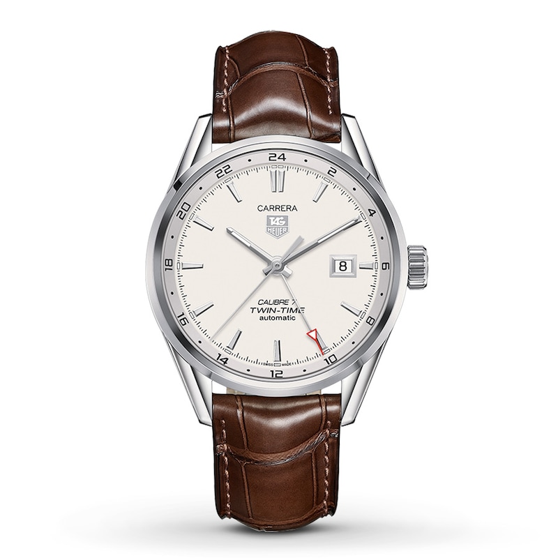 Main Image 1 of Previously Owned TAG Heuer Men's Watch CARRERA Twin-Time