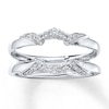 Thumbnail Image 0 of Previously Owned Diamond Enhancer Ring 1/5 ct tw Round-cut 14K White Gold