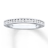 Thumbnail Image 1 of Previously Owned Diamond Wedding Band 1/4 ct tw 14K White Gold