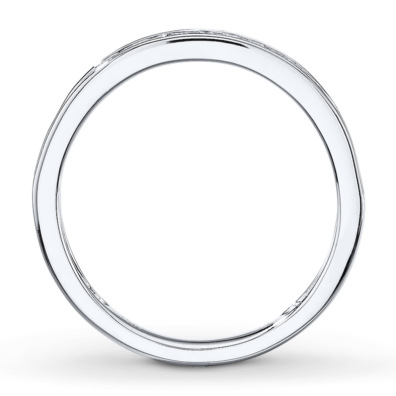 Main Image 2 of Previously Owned Diamond Wedding Band 1/4 ct tw 14K White Gold
