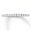 Thumbnail Image 0 of Previously Owned Diamond Wedding Band 1/4 ct tw Round-cut 10K White Gold