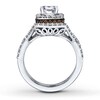 Thumbnail Image 2 of Previously Owned Le Vian Bridal 3/4 ct tw Diamonds 14K Vanilla Gold Bridal Setting
