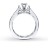 Thumbnail Image 2 of Previously Owned Diamond Bridal Setting 1-1/5 ct tw Princess-cut 18K White Gold