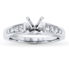 Thumbnail Image 1 of Previously Owned Diamond Ring Setting 1/2 ct tw Princess-cut 14K White Gold