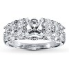 Thumbnail Image 1 of Previously Owned Diamond Ring Setting 1-3/8 ct tw Round-cut 14K White Gold
