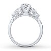 Thumbnail Image 2 of Previously Owned Diamond Ring Setting 5/8 ct tw Round-cut 14K White Gold