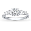 Thumbnail Image 3 of Previously Owned Diamond Ring Setting 5/8 ct tw Round-cut 14K White Gold