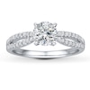 Thumbnail Image 3 of Previously Owned Diamond Ring Setting 1/4 ct tw Round-cut 14K White Gold