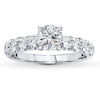 Thumbnail Image 3 of Previously Owned Diamond Ring Setting 3/4 ct tw Round-cut 14K White Gold