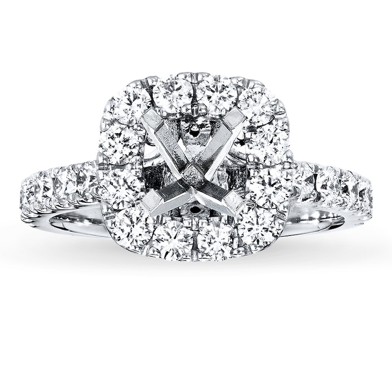 Main Image 1 of Previously Owned Neil Lane Ring Setting 1-1/6 ct tw Diamonds 14K White Gold
