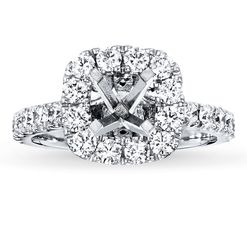 Previously Owned Neil Lane Ring Setting -/ ct tw Diamonds 14K White Gold